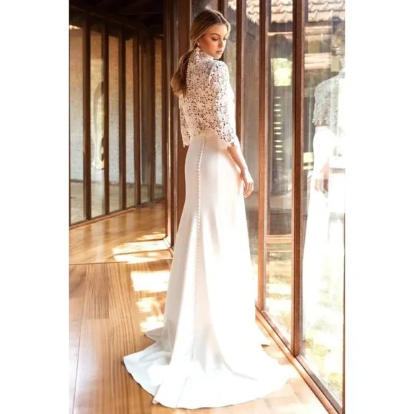 Jenny Yoo Oda Skirt Size 8 and 10 Wedding Bridal NEW Anthropologie